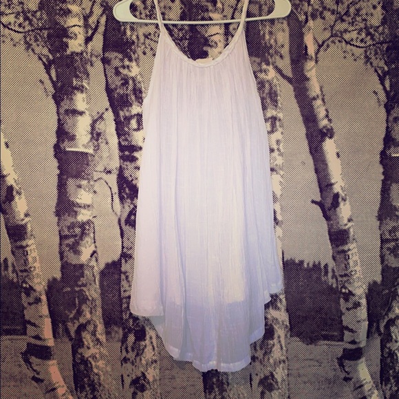 White flowy beachy tunic - Picture 1 of 4